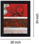 Classy Living Crimson Blossom Wall Art-1