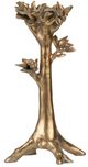 A & B Home Gold Small Candle Holder-1