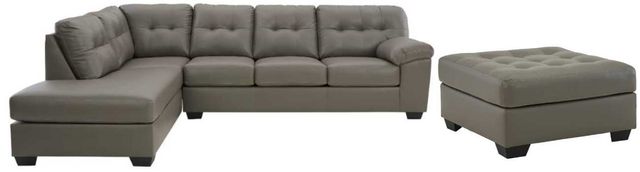 Signature Design by Ashley® Donlen 2-Piece Gray Living Room Set-0