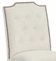 Fairfield® Customizable Entree Dining Empire Short Back Armless Stack Chair with Buttons-1