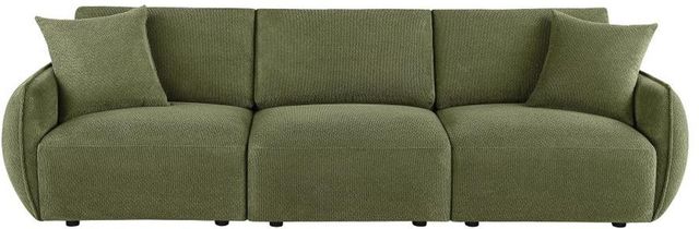 Coaster® Elysia 3-Piece Green Upholstered Modular Sectional Sofa-2