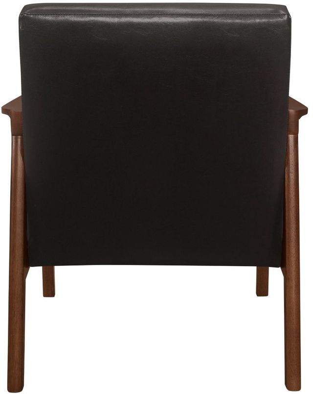 Mazin Furniture Alby Dark Brown Upholstered Accent Chair-3