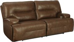 Signature Design by Ashley® Francesca Auburn Power Reclining Sofa with Adjustable Headrest