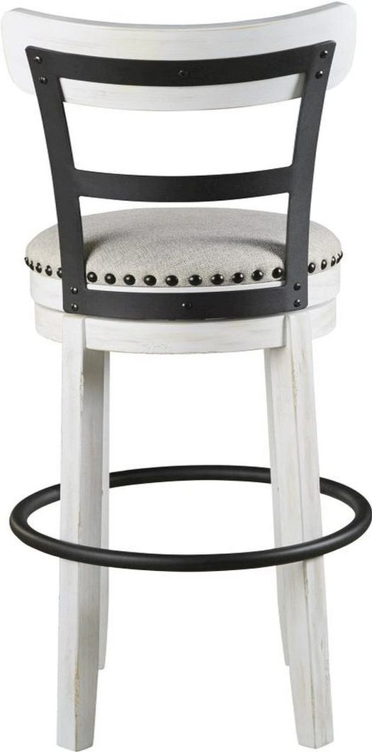 Signature Design by Ashley® Valebeck White Tall Swivel Barstool-2