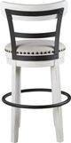 Signature Design by Ashley® Valebeck White Tall Swivel Barstool-2