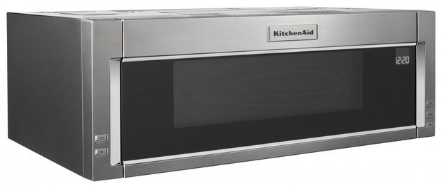KitchenAid® 1.1 Cu. Ft. Stainless Steel Over The Range Microwave Hood Combination-4