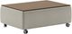 Luonto Furniture Functional Walnut Coffee Table with Fun Base-0