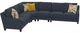 Jackson Furniture Foley 4-Piece Lead L-Shape Sectional-0