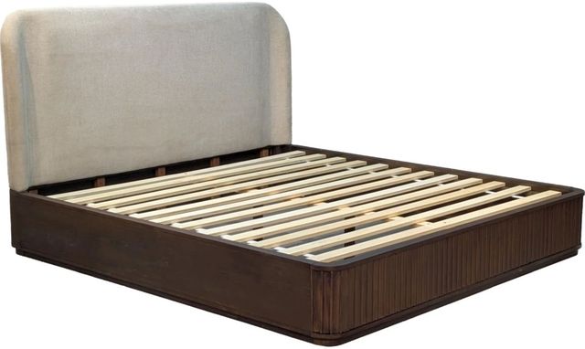 Modus Furniture Penny Chocolate Mousse Fluted Queen Bed-3