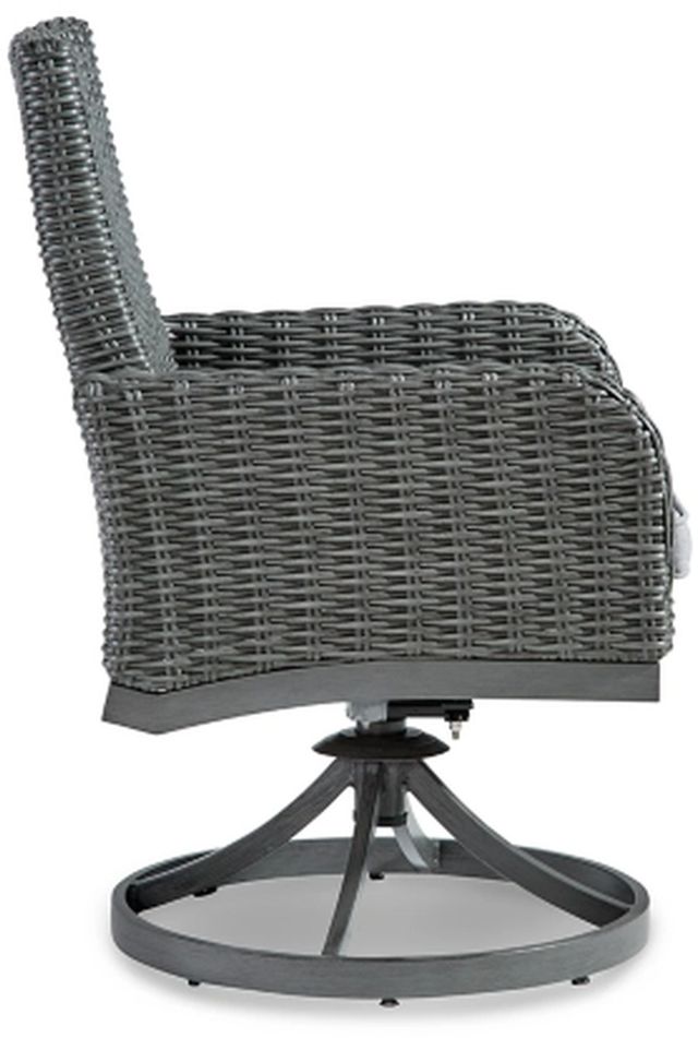 Signature Design by Ashley® Elite Park Gray Swivel Chair with Cushion-2