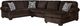 Signature Design by Ashley® Landsings 3-Piece Chocolate Sectional-0