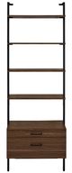 Coaster® Owens Wallnut 3-Piece Wall Mounted Bookshelf Set-4