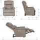 La-Z-Boy® Pinnacle Marble Power Wall Recliner with Headrest and Lumbar-2