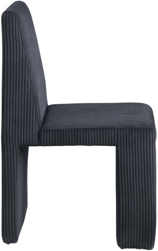 Meridian Furniture Benson Black Upholstered Dining Side Chair-2