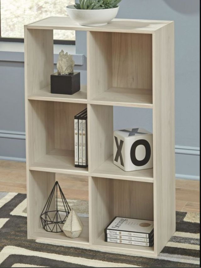 Signature Design by Ashley® Socalle Light Natural Six Cube Organizer-1
