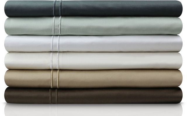 Malouf® 600 TC Egyptian Cotton Chocolate Split Queen Sheet-0