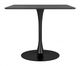 Zuo® Modern Molly Dark Gray Dining Table with Black Base-2
