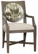 Fairfield® Customizable Rocco Leather Dining Arm Chair -0