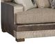 King Hickory Customizable Casbah Leather and Fabric Sofa-1
