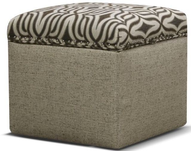 Creek Side Customs Customizable Parson Storage Ottoman with Nailhead Trim-4