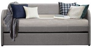 Mazin Furniture Roland Gray Twin Daybed with Trundle-0