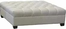 Edgewood Furniture Pottery Natural Square Ottoman-0