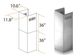 ZLINE 36" Stainless Steel Chimney Extension-2