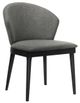 Armen Living Juno 2-Piece Charcoal Dining Side Chairs-0
