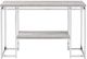 ACME Furniture Chafik Natural Oak Sofa Table with Chrome Base-1