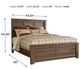 Signature Design by Ashley® Juararo Dark Brown Queen Panel Bed-1