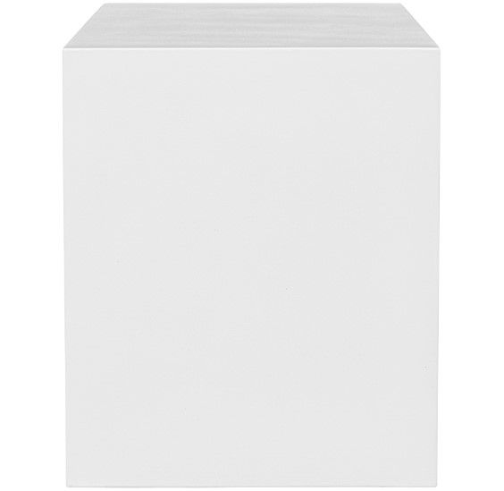 Moe's Home Collection Lazarus White Concrete Outdoor Stool-2