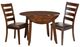 Intercon Kona 3-Piece Raisin Dining Set-0