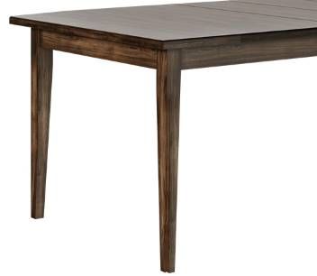Country View Woodworking Customizable Jasper Sap Cherry Top 48" Dining Table with Brown Maple Base-1