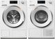 Miele Lotus White Front Load Washer & Electric Dryer Laundry Pair-0