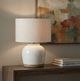 Uttermost® Jarret Glaze White Table Lamp-1