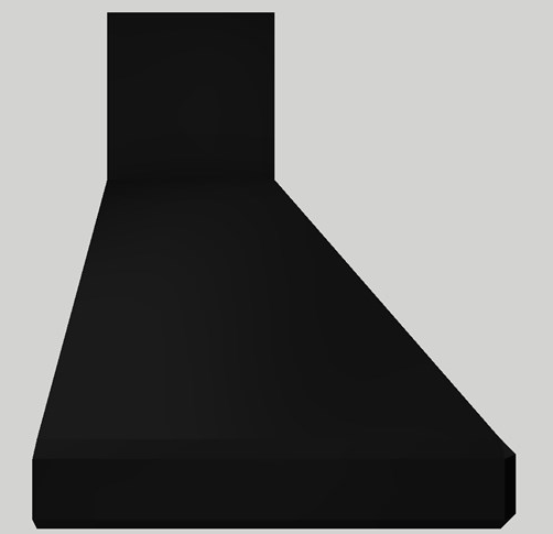 Vent-A-Hood® 48" Black Wall Hood-2