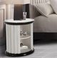 Michael Amini® Paris Chic® Two-Tone Round End Table-1