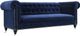 TOV Furniture Hanny Navy Velvet Sofa-0