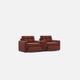 Drew & Jonathan Home ModularOne New Horizon 3-Piece Merlot Power Reclining Modular Sectional-0