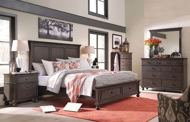 aspenhome® Oxford Peppercorn 5-Drawer Chest-1