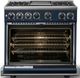 Viking® 7 Series 36" Slate Blue Pro Style Dual Fuel Range with 12" Reversible Griddle-1