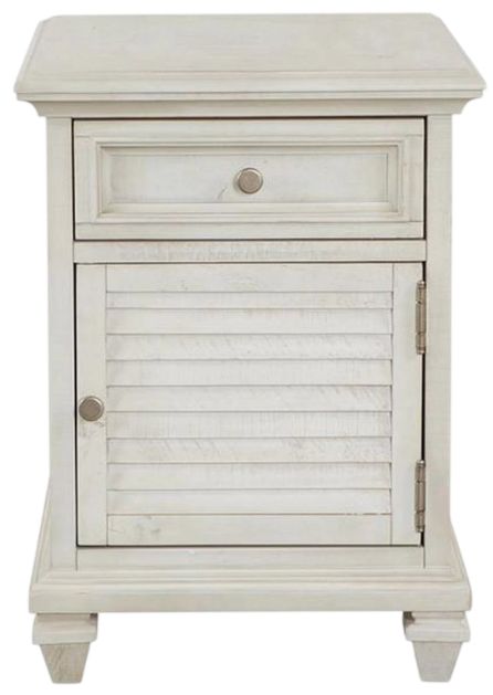 Magnussen Home® Newport Alabaster Chairside End Table-1