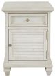 Magnussen Home® Newport Alabaster Chairside End Table-1