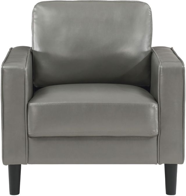 Coaster® Ruth Gray Upholstered Track Arm Accent Chair-1