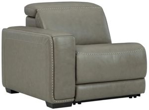 Signature Design by Ashley® Correze Gray Left Arm Facing Power Recliner