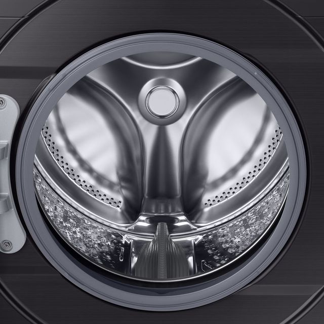 Samsung Fingerprint Resistant Black Stainless Steel Front Load Laundry Pair-13
