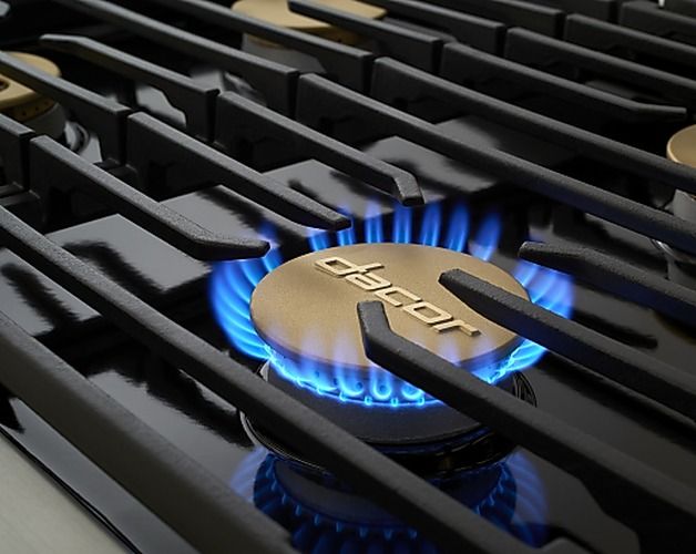 Dacor® 36" Silver Stainless Pro Style Dual Fuel Range-3