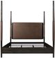 Modus Furniture Koko Minx California King Upholstered Poster Bed-4