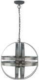 A & B Home Silver Kenzo Chandelier-1