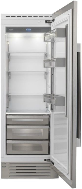 Fulgor Milano® 30 in. 17.4 Cu. Ft. Stainless Steel Built In Column Refrigerator-1